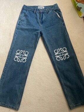 High Rise Baggy Jean - Mid Denim